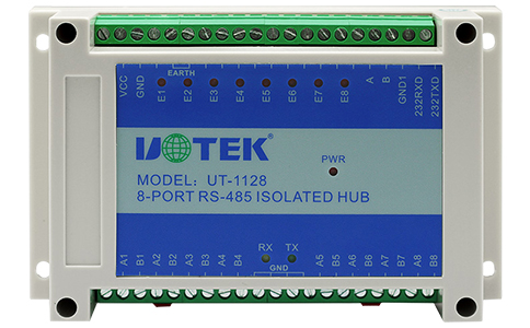 ŵ88(й)ٷվҵ8·RS-485ڼ_UT-1128 ҵRS-232/RS-485ת8PORT RS-485