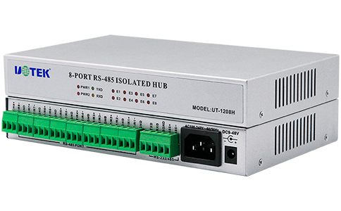 ҵ˫Դ8PORT_UT-1208H RS-232/RS-485ת8PORT RS-485