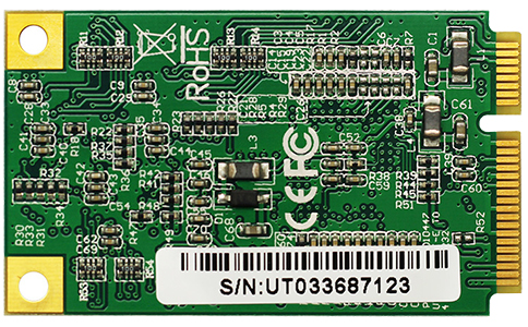 ҵ㴮չ_UT-7784B Mini PCI-Eת4RS-232ٶമڿ